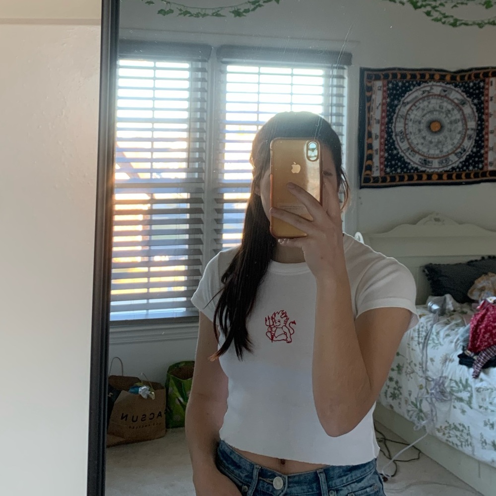 Brandy Melville Devil Baby Tee